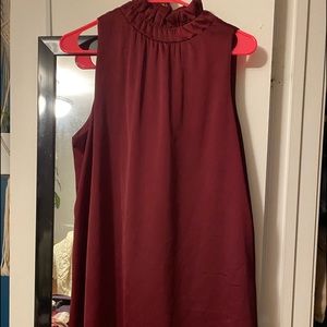 Maroon cocktail dress